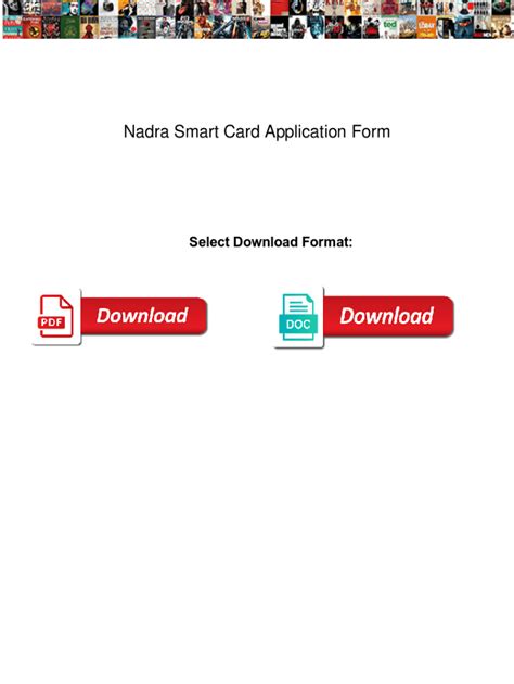 documents required for nadra smart card|NADRA application form pdf.